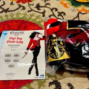 Red Pirate Lady Costume
